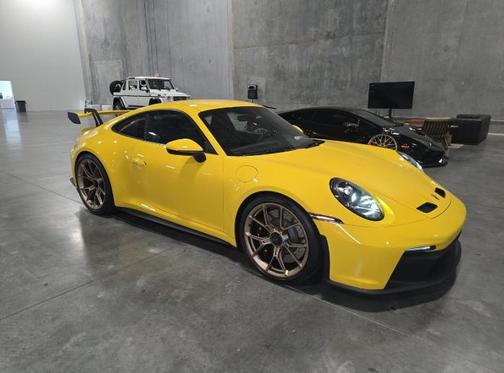 Racing Yellow 2022 Porsche 911 GT3