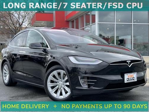 Solid Black 2020 Tesla Model X Long Range Dual Motor All-Wheel Drive