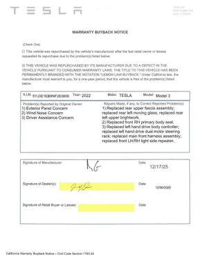 2022 Tesla Model 3 Long Range