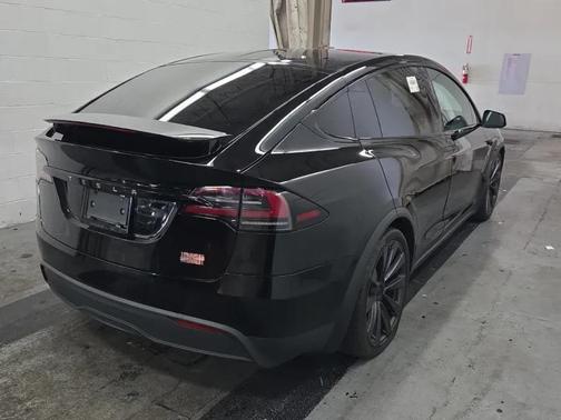 Solid Black 2023 Tesla Model X Plaid