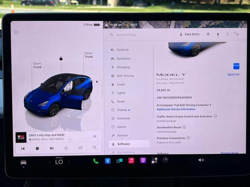 Deep Blue Metallic 2023 Tesla Model Y Long Range