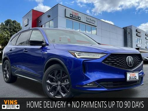 Apex Blue Pearl 2022 Acura MDX A-Spec Package