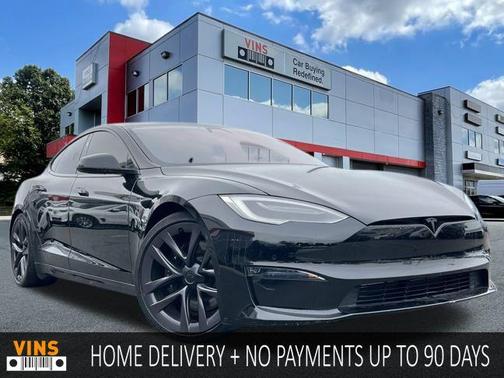 Solid Black 2021 Tesla Model S Long Range