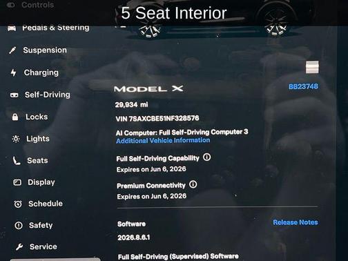 Solid Black 2022 Tesla Model X Base