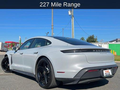 Ice Grey Metallic 2021 Porsche Taycan 4S