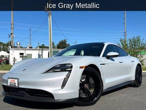 Ice Grey Metallic 2021 Porsche Taycan 4S