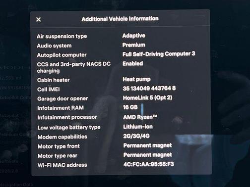 2023 Tesla Model S Standard Range