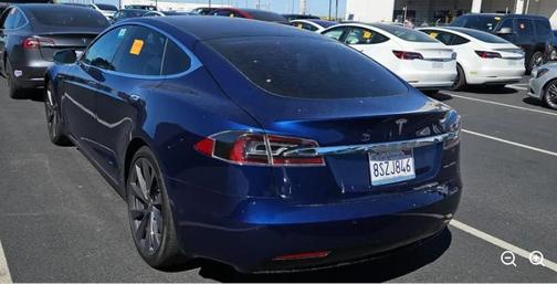 Deep Blue Metallic 2021 Tesla Model S Long Range
