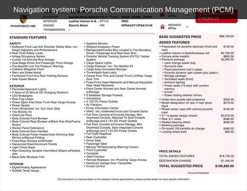 2023 Porsche Taycan Base