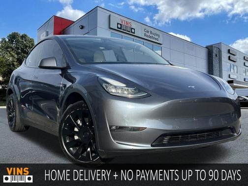 Gray 2022 Tesla Model Y Long Range