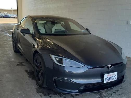 Stealth Grey 2025 Tesla Model S Plaid