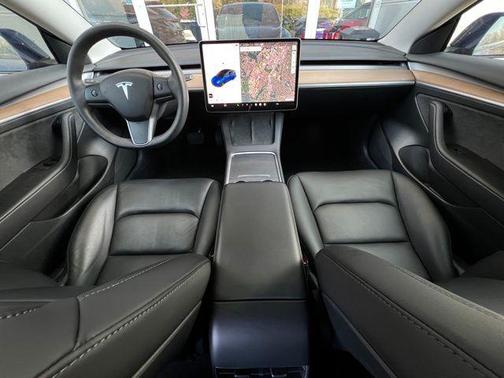 Deep Blue Metallic 2022 Tesla Model 3 Long Range