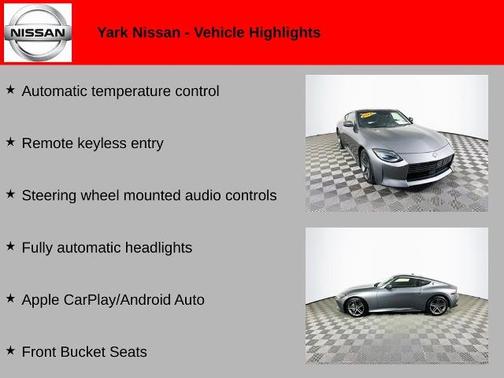 Gun Metallic 2024 Nissan Z Sport
