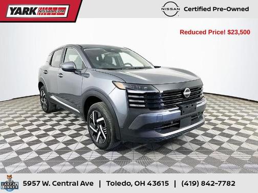 Gun Metallic 2025 Nissan Kicks SV
