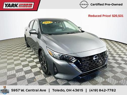 Gun Metallic 2024 Nissan Sentra SV
