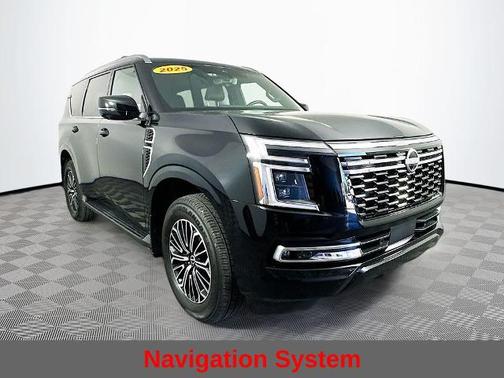 Super Black 2025 Nissan Armada Platinum