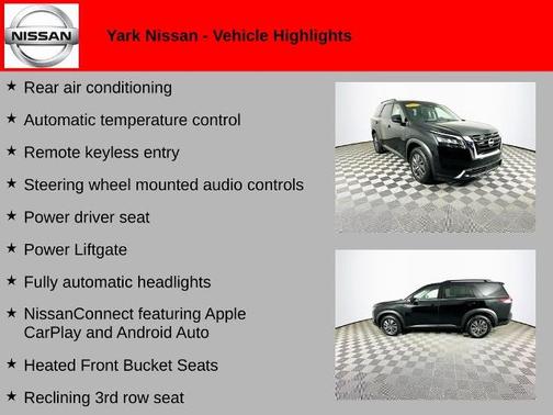 Super Black 2025 Nissan Pathfinder SV