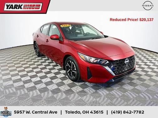 Scarlet Ember 2024 Nissan Sentra SV