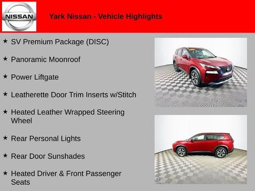 Scarlet Ember 2023 Nissan Rogue SV