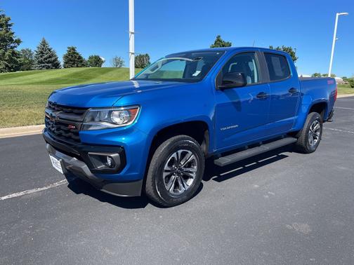 Bright Blue Metallic 2021 Chevrolet Colorado Z71
