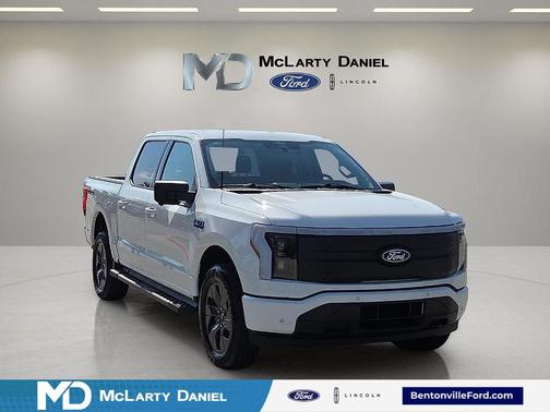 Oxford White 2024 Ford F-150 Lightning Flash Truck