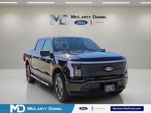 Agate Black Metallic 2024 Ford F-150 Lightning XLT