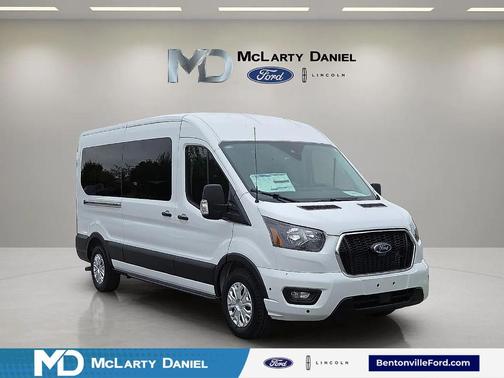 Oxford White 2025 Ford Transit-350 XLT Wagon