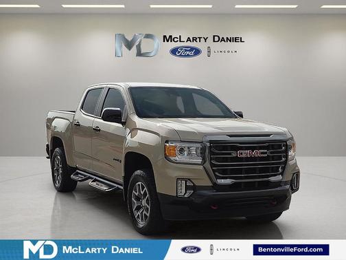 Desert Sand Metallic 2022 GMC Canyon AT4 w/Leather