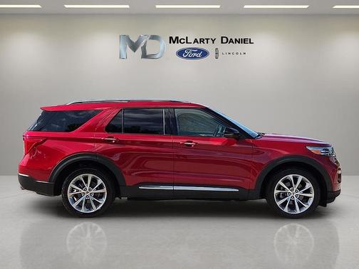 Red Metallic 2021 Ford Explorer Platinum