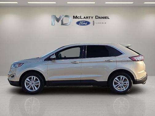 White Gold Metallic 2018 Ford Edge SEL