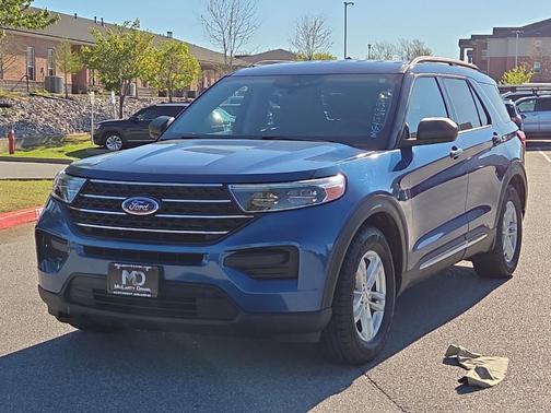 Atlas Blue Metallic 2021 Ford Explorer XLT