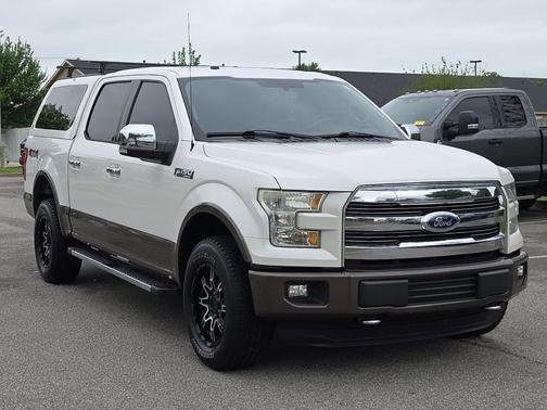 White Platinum Tri-Coat Metallic 2016 Ford F-150 Lariat