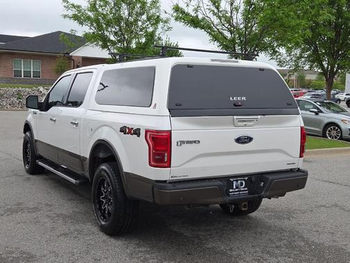 White Platinum Tri-Coat Metallic 2016 Ford F-150 Lariat