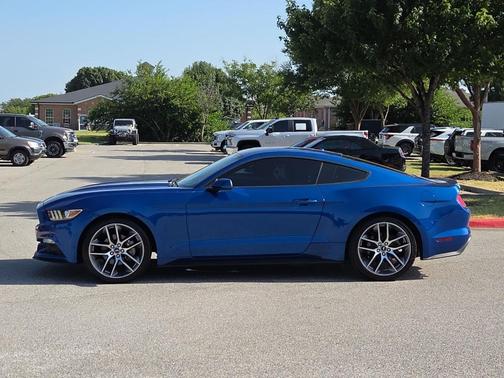 Lightning Blue 2017 Ford Mustang EcoBoost Premium
