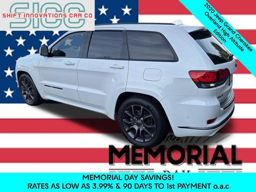 Bright White Clearcoat 2020 Jeep Grand Cherokee High Altitude
