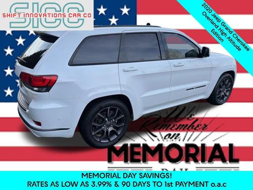 Bright White Clearcoat 2020 Jeep Grand Cherokee High Altitude