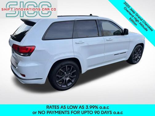 Bright White Clearcoat 2020 Jeep Grand Cherokee High Altitude