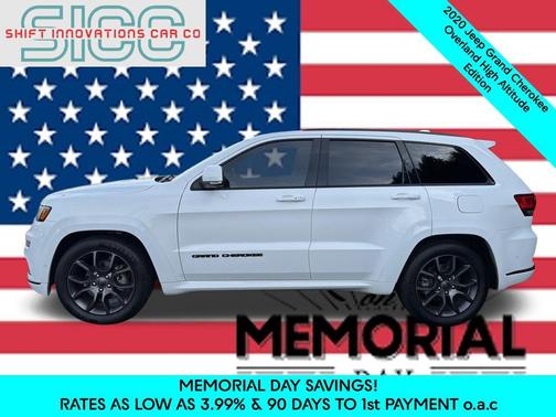 Bright White Clearcoat 2020 Jeep Grand Cherokee High Altitude