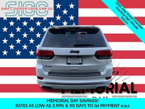 Bright White Clearcoat 2020 Jeep Grand Cherokee High Altitude