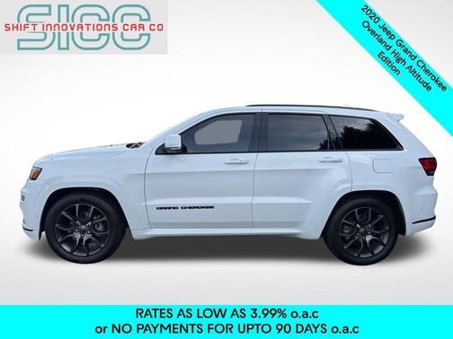 Bright White Clearcoat 2020 Jeep Grand Cherokee High Altitude