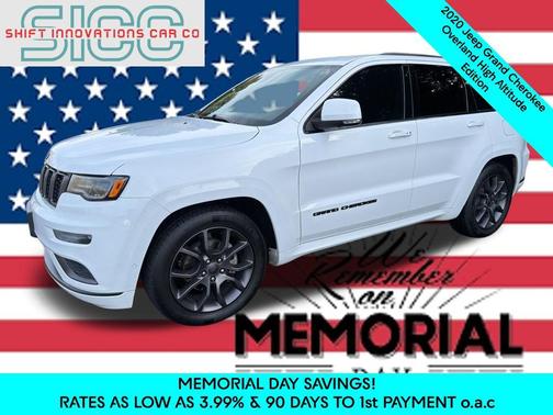 Bright White Clearcoat 2020 Jeep Grand Cherokee High Altitude