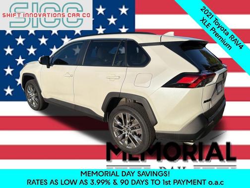 Blizzard Pearl 2021 Toyota RAV4 XLE Premium