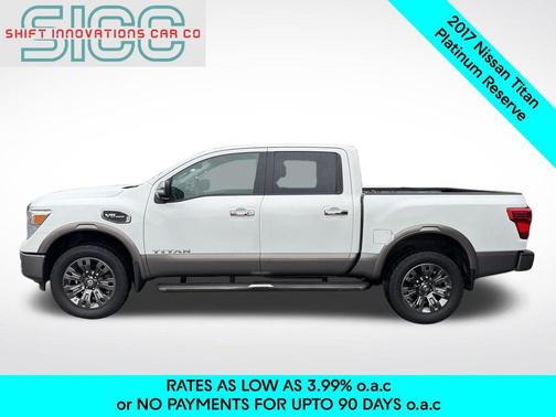Pearl White 2017 Nissan Titan Platinum Reserve