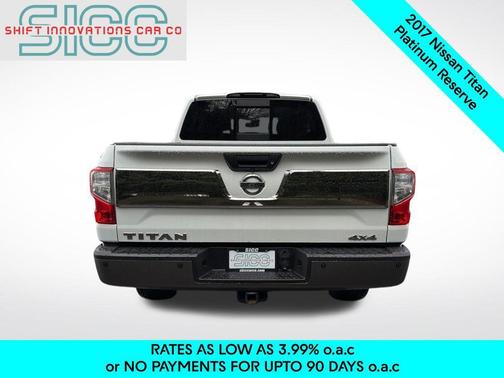 Pearl White 2017 Nissan Titan Platinum Reserve