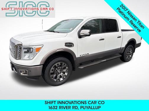 Pearl White 2017 Nissan Titan Platinum Reserve