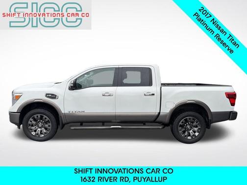 Pearl White 2017 Nissan Titan Platinum Reserve