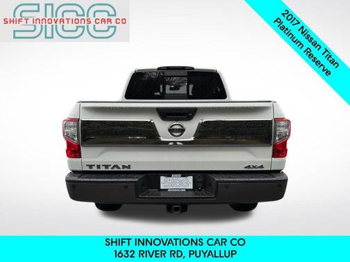 Pearl White 2017 Nissan Titan Platinum Reserve