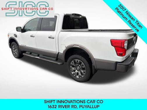 Pearl White 2017 Nissan Titan Platinum Reserve