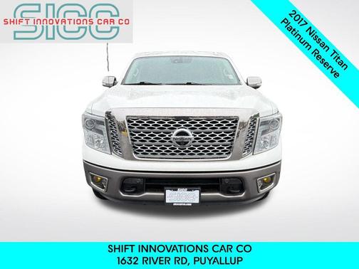 Pearl White 2017 Nissan Titan Platinum Reserve