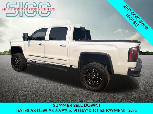 White Frost Tricoat 2017 GMC Sierra 1500 SLT